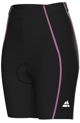 DANISH ENDURANCE Cuissard Vélo Femme, Rembourrage 3D, Short de Cyclisme Respirant et Élastique