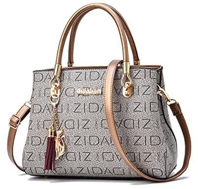 NICOLE & DORIS Elegante Handtasche Mode Schultertaschen Designer Frauen Umhängetasche Shopper Tote Tasche Damen Neue Henkeltasche mit Quaste Anhänger