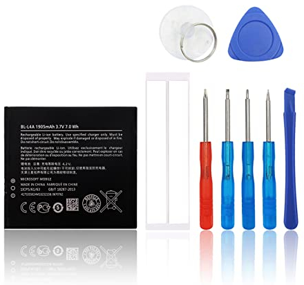 SwarKing Ersatz Akku Kompatibel mit Nokia Lumia 535 830 BL-L4A BLL4A with Toolkit