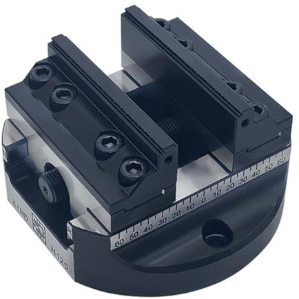 H120-6-150 Étau CNC à centrage automatique, ouverture de mâchoire 0-150 mm, couple de 100 Nm, répétabilité ± 0,02 mm, alliage d'acier, prêt à l'usinage de contour