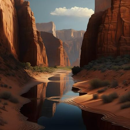 adrium Holz-Bild 60 x 60 cm: Zion-Nationalpark in Utah, Vereinigte Staaten von Amerika (USA) (200713209)