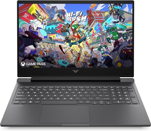 HP Victus Gaming Laptop, 16,1 FHD Display, 144 Hz, Intel Core i5-14500HX, 16 GB DDR5 RAM, 1 TB SSD, NVIDIA GeForce RTX 4060 (8GB), Windows 11, QWERTZ, Schwarz