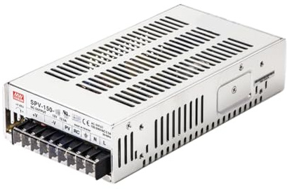 MEAN WELL SPV 150W 12V 12.5A Fuente de alimentación conmutada, CA/CC salida única SPV-150-12 transformador de controlador de fuente de alimentación para sistemas ferroviarios, industriales, de