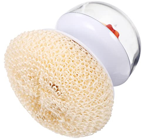 Cepillo de Limpieza de Alambre, Estropajo para Ollas, Estropajo, Bola para Fregar, Estropajo para Platos Que No Raya, Cepillo de Limpieza de Cocina, Bola de Lavado Reemplazable/White/9 * 9Cm