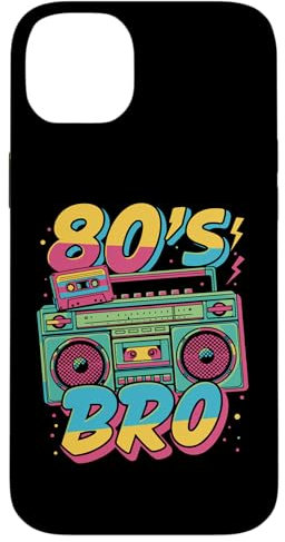 Hülle für iPhone 14 Plus 80's BRO Retro Boombox and Cassette Design for 80s Fans