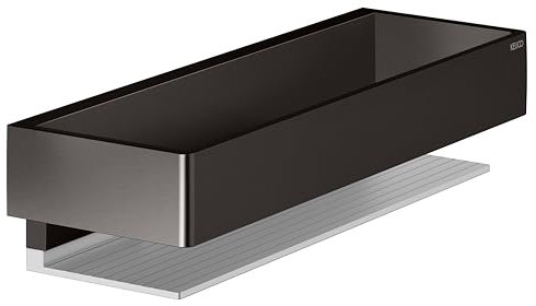 Keuco EDITION 11 Duschablage, abnehmbar, 11158350000, Farbe: Titanschwarz gebürstet