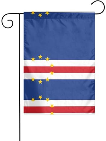 GGNKDL Flag of Cape Verde printing Garden flag outdoor courtyard decoration suitable for all seasons 12x18in