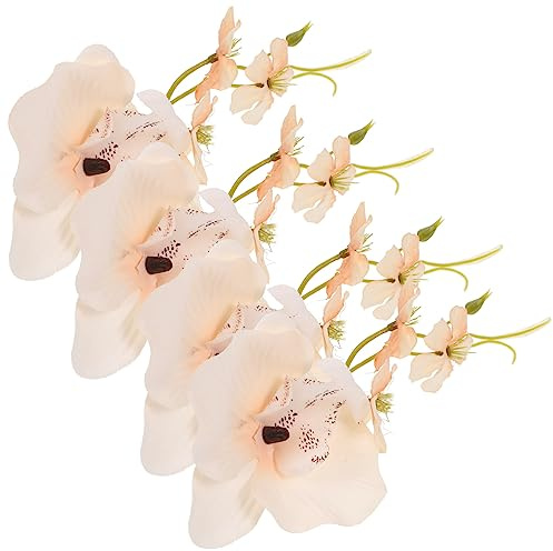 Anelli per Tovaglioli Floreali Romantici 4 Pezzi in Tessuto Elegante