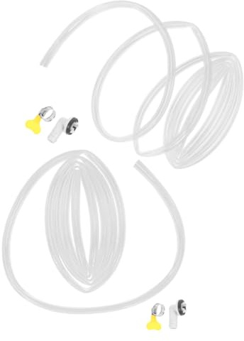 SEWOART 2pcs Air Conditioning Drain Hose Kit with Connectors Elbow for Efficient Condensate Water Discharge Leak Prevention Pipe Suitable for Residential and Commercial Use