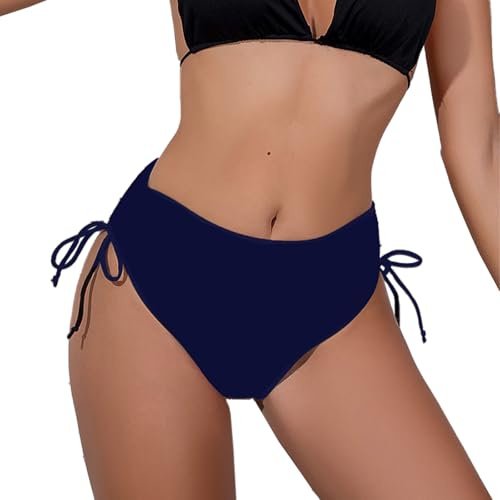 BIOECEUA Pantaloni da nuoto da donna, a vita alta, a 4 strati, a prova di perdite, costume da bagno mestruale, per ragazze e adolescenti, super assorbenti, ad asciugatura rapida, per spiaggia e
