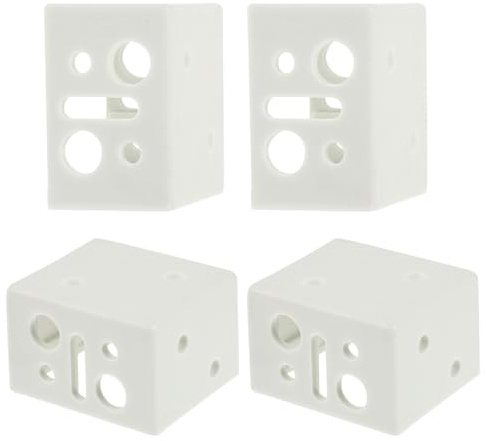 GRIRIW Fijador para Persianas de Dos Extremos 25 Mm, 4 Piezas de Accesorios Resistentes para Instalación de Persianas, Piezas Fijas Prácticas para Estores de Ventana en Hogar y Cocina