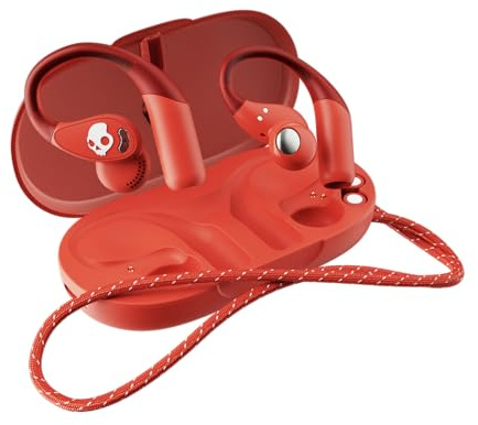 Skullcandy Push 540 Open Wireless Open-Ear Bluetooth Earbuds - Bone | Sweat and Water Resistant, 42 Hours Battery, Detachable Neckband, Secure Over-Ear Fit, Running Outdoors, Exercise, Gym