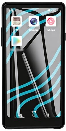 Zunate Lettore MP3 4,99 Pollici, Lettore Multimediale con Fotocamera 16MP, Lettore Video MP4 con Bluetooth 5.0 per Musica e Video