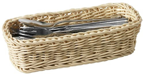 Contacto Polyrattan-Besteckkorb 27,5 cm