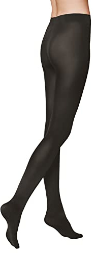 KUNERT Mystique 100, blickdichte Strumpfhose, mit druckfreiem Wohlfühlbund, schwarze Damenstrumpfhose, matt, 100 den