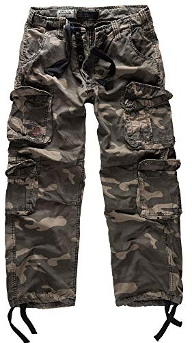 Trooper Vintage Airborne Trousers Herren Cargo Hose Lightning Edition Outdoor Pants 100% Baumwolle S-7XL
