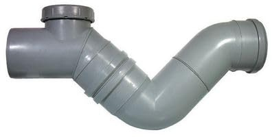 SIFONE VALSIR FIRENZE POLIPROPILENE GRIGIO ORING DIAMETRO 125