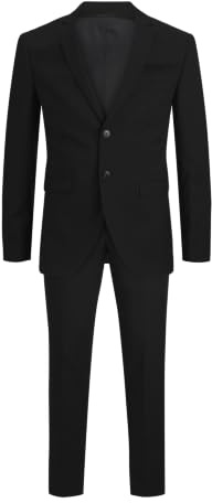 JACK & JONES Herren Jprfranco Suit Noos Business-Anzug Hosen-Set, Schwarz, 46 EU