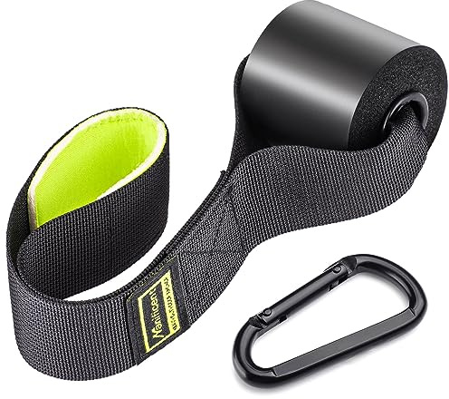 Manificent Door Anchor for Resistance Bands, Heavy Duty Padded Door Anchor System Door Hook, Must-Have Workout Exercise Bands Attachment Compatible for Loop Bands, Resistance Tube TRX, Yoga Strap