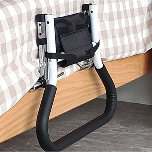 DBMGBd Bettgitter für Erwachsene Klappbar, Aufstehhilfe Bett Senioren, Haltegriffe für Senioren Bett Rausfallschutz, Verhindern Sie DASS ältere Menschen Stürzen(Color:B)