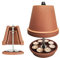 Tea Light Candle Heater Ceramic Heat Tea Light Stove Candle Heater Tea Light Oven for 4 to 6 Tealight Candles for Home Bedroom Office
