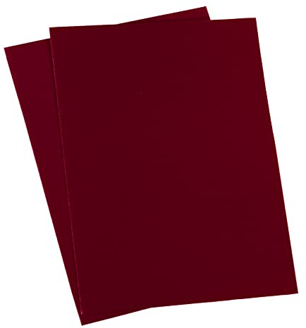 sourcing map 2 Stück Flicken zum Aufbügeln, 15cm Selbstklebende Reparaturflicken Bügelflicken Patches, Patches zum Aufbügeln für Jeans und Kleidung (Dunkelrot)