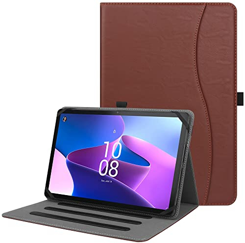 HGWALP Custodia universale per tablet da 9,9.7,10.1,10.2,10.5,10.9,11pollici,Multi-Viewing Angles Stand Cover con Cinturino per 9-11 pollici Tablet,con Fissaggio Regolabile Silicone Band-BR
