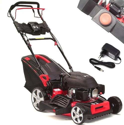 Benzin Rasenmäher 46cm Mäher Radantrieb Motormäher Elektrostart Akku 55827 AWZ
