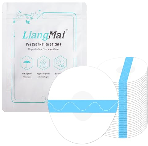 55 Stück Dexcom G7 Pflaster, Dexcom Patch Sport-Pflaster für Dexom G7 Sensor, transparent ohne Kleber in der Mitte, selbstklebend Wasserfest & Hautfreundlich - 10 Tage Klebekraft