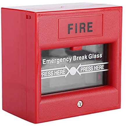 Botón De Rotura De Cristal De Emergencia, Botón De Salida De Alarma Contra Incendios, Interruptor De Alarma De Rotura De Cristal De Seguridad Para Centro Comercial, Edificios De Oficinas Y Casa
