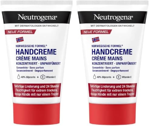 Neutrogena Handcreme, unparfümiert, 50 ml (Packung mit 2)