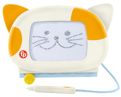 Fisher-Price Pet Pals Magische Tafel, inklusive 1 Magnettafel mit Katzen- oder Hundemotiv, Verschiedene Modelle