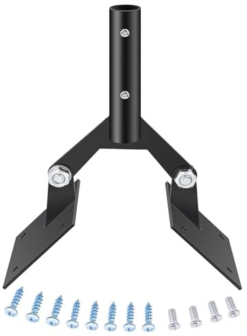 Wind Vane Bracket - Weather Vane Roof Mount | Stable Roof Bracket for Weathervane | Steel Eather Station Mounting Pole | Home Accessories Station Bracket