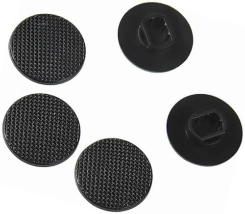 4Pcs Black Analog Joystick Stick Button Controller Cap Thumbstick Cover for Fat PSP 1000 PSP 1001, Sony PSP Accessories, PlayStation Systems