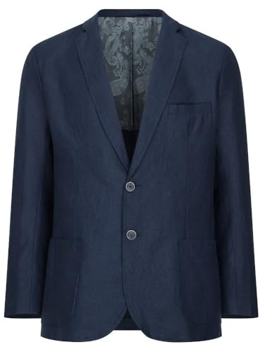 Walker and Hawkes - Blazer Banbridge de Lino irlandés para Hombre - Nuevo Indigo - EU 58 (UK 48)