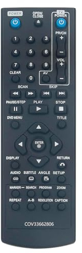COV33662806 Telecomando Universale Compatibile per Lg DP540H DP542H Lettore DVD Telecomando