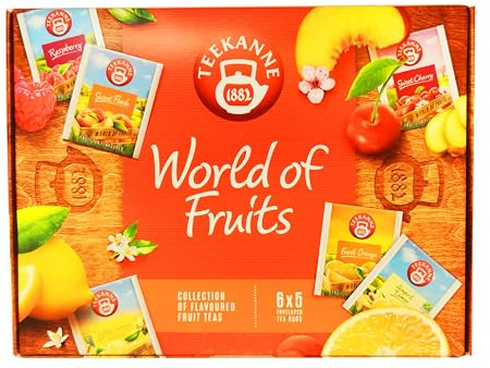 Teekanne World of Fruits (NEW EDITION) - Fruit Tea Selection Box - 6 Geschmacksrichtungen * 5 Tb
