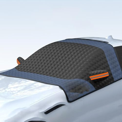 YUUSA Frontscheibenabdeckung Winter für Nissan NV200 2009 2010 2011 2012 2013-2019, Auto Front Magnet Scheibenabdeckung Abdeckung Faltbare UV-Schutz,A No Magnetic