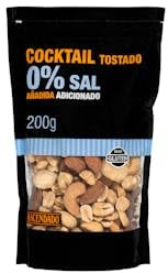 Cocktail tostado 0% sal añadida Hacendado Paquete 200 g Pack 2