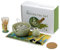 8 Pezzi Matcha Kit, Set per Cerimonia Del Tè Giapponese, Bamboo Matcha Whisk, Matcha Bowl, Ripiano per Cucchiai, Strofinacci, Regalo Artigianale per Gli