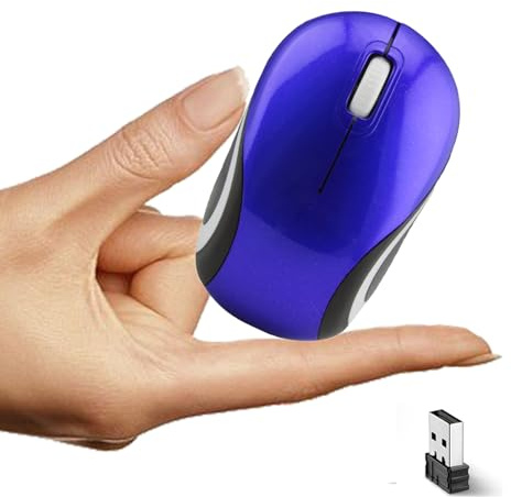 LIKE SHOW Mini Souris Sans Fil Portable pour Voyages D'affaires Petites Souris Silencieuses Ergonomiques 2.4G USB 1600DPI pour Enfants Petites Mains pour Windows/iOS/Android Ordinateur Portable/PC,Mac
