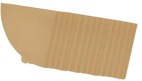 Filtre à café rond 100 % résistant à la chaleur - Papier de brassage naturel non blanchi - Accessoire de rechange pour machine à expresso