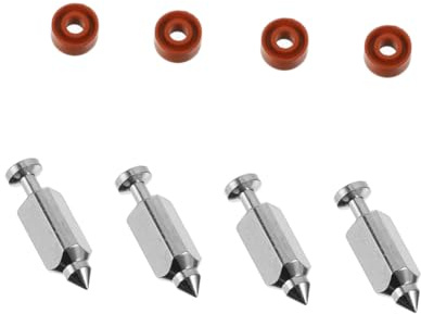 FUTUREORYY Pointeau de Carburateur pour Tondeuse à Gazon Jeu de Acier Compatible avec Moteur à Essence Vanne pour Débit de Rechange pour Débroussailleuse et Outils de Jardinage