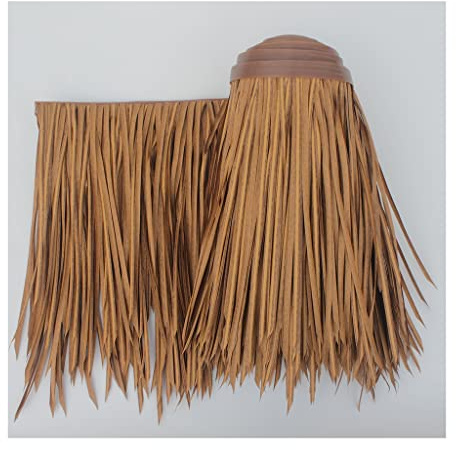 19.7 X 39.3 Straw Roof Thatch – Artificial Palm Thatch Rolls Tiki Bar Hut Grass Duck Boat Blinds Grass Thatch Roofing For Garden Patio Umbrella Covers Fence Party Decoration(Yellow f,0.5x20m)