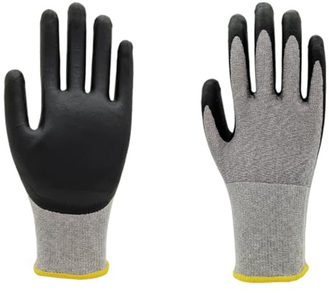 JYNXOR 1 Paar Schnittfeste Handschuhe, für Erwachsene, Schnitthandschuhe Küche, Gartenhandschuhe, Schnittschutz Handschuhe, Level 5 Schutz