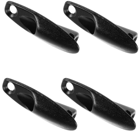 WHAMVOX 4 Pezzi Seggiolino per Bicicletta Guida al Cavo della Bici Porta del Cavo Bici Black