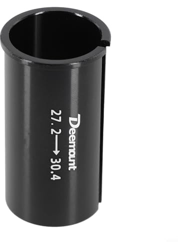 Zilimontt Aluminum Alloy Seat Post Shim Tube Sleeve Reducer for Seatposts – Compatible with 22.2 mm to 36 mm Seat Tube Diameters (e.g., 25.4→27.2, 27.2→31.6, 31.6→33.9 mm)(27.2-30.4)