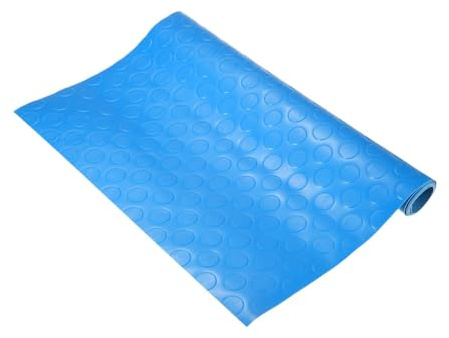 PATIKIL Swimming Pool Ladder Mat, (35 x 15) (1 Pcs), Non-Slip Protective Pool Ladder Pad Step Mat Liner Protection Pad with Knob Texture, Suit for - Above Ground Steps/Pool Stairs