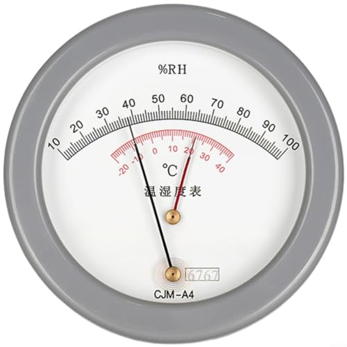 Quiclume Thermomètre hygromètre pour cheveux -20-40 °C sans Quiclume | Hygromètre capillaire -20-40 °C, 10-100 % RH. Sans mur/table. 12,2 x 3 cm.