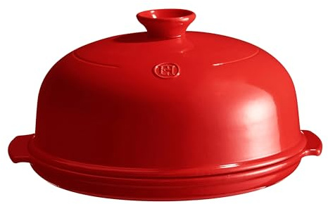Interhal Brot Glocke, Keramik, Burgund, 28.5x28.5x16.5 cm
